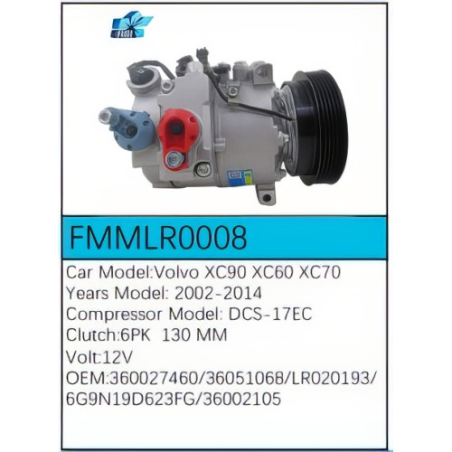 PartzBiz CE: -สำหรับคอมเพรสเซอร์ Volvo - FMMLR0008 PartzBiz CE: -สำหรับคอมเพรสเซอร์ Volvo - FMMLR0008