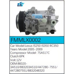 PartzBiz CE FMMLX0002 - สำหรับคอมเพรสเซอร์ Lexus - FMMLX0002 PartzBiz CE FMMLX0002 - สำหรับคอมเพรสเซอร์ Lexus - FMMLX0002