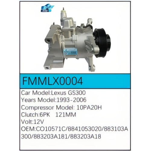 PartzBiz CE: -สำหรับคอมเพรสเซอร์ Lexus - FMMLX0004