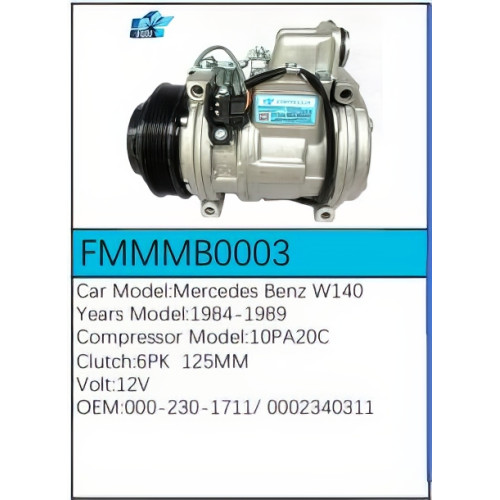 PartzBiz CE: -Compressor for  Mercedes-Benz - FMMMB0003