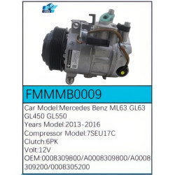PartzBiz CE FMMMB0009 - Compressor for Mercedes-Benz - FMMMB0009 PartzBiz CE FMMMB0009 - Compressor for Mercedes-Benz - FMMMB0009