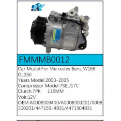 PartzBiz CE FMMMB0012 - Compressor for Mercedes-Benz - FMMMB0012 PartzBiz CE FMMMB0012 - Compressor for Mercedes-Benz - FMMMB0012