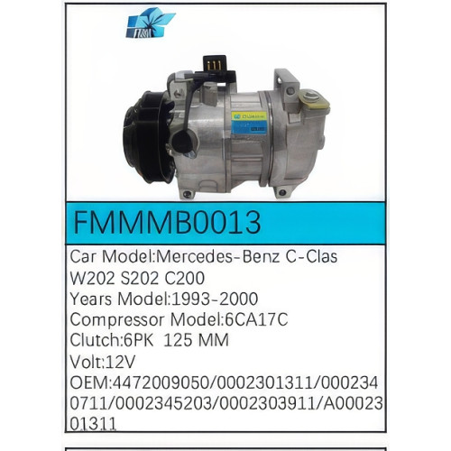 PartzBiz CE: -Compressor for  Mercedes-Benz - FMMMB0013