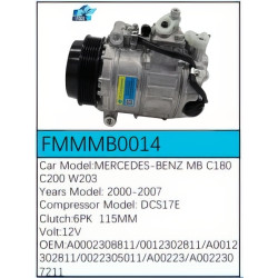 PartzBiz CE FMMMB0014 - Compressor for Mercedes-Benz - FMMMB0014 PartzBiz CE FMMMB0014 - Compressor for Mercedes-Benz - FMMMB0014