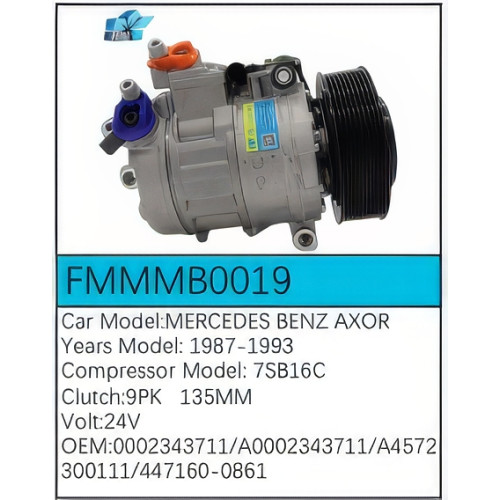 PartzBiz CE: -สำหรับคอมเพรสเซอร์ Mercedes-Benz - FMMMB0019 PartzBiz CE: -สำหรับคอมเพรสเซอร์ Mercedes-Benz - FMMMB0019