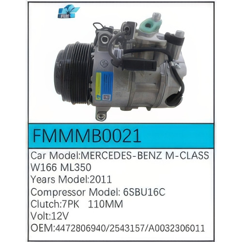 PartzBiz CE: -Compressor for Mercedes-Benz - FMMMB0021 PartzBiz CE: -Compressor for Mercedes-Benz - FMMMB0021