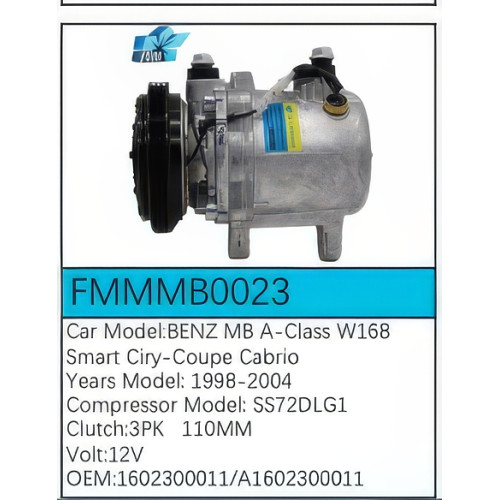 PartzBiz CE: -สำหรับคอมเพรสเซอร์ Mercedes-Benz - FMMMB0023 PartzBiz CE: -สำหรับคอมเพรสเซอร์ Mercedes-Benz - FMMMB0023