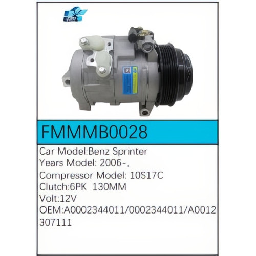 PartzBiz CE: -สำหรับคอมเพรสเซอร์ Mercedes-Benz - FMMMB0028 PartzBiz CE: -สำหรับคอมเพรสเซอร์ Mercedes-Benz - FMMMB0028