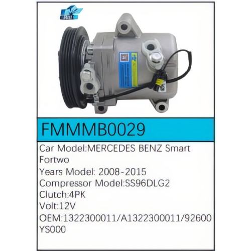 PartzBiz CE: -สำหรับคอมเพรสเซอร์ Mercedes-Benz - FMMMB0029