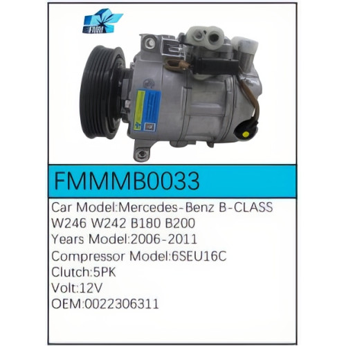 PartzBiz CE: -Compressor for Mercedes-Benz - FMMMB0033 PartzBiz CE: -Compressor for Mercedes-Benz - FMMMB0033