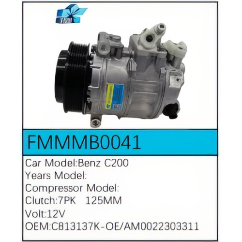 PartzBiz CE: -สำหรับคอมเพรสเซอร์ Mercedes-Benz - FMMMB0041 PartzBiz CE: -สำหรับคอมเพรสเซอร์ Mercedes-Benz - FMMMB0041