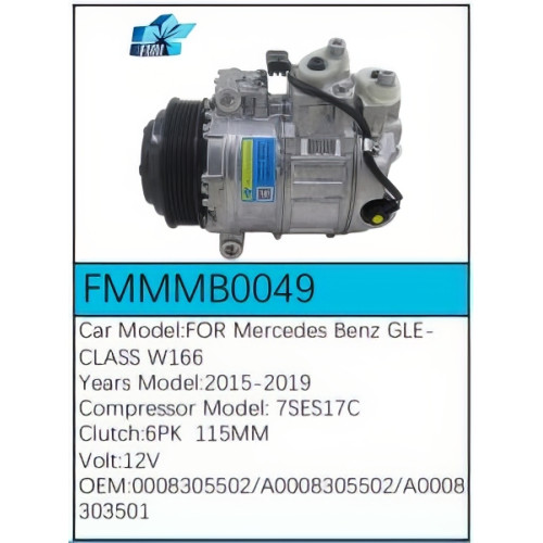 PartzBiz CE: -สำหรับคอมเพรสเซอร์ Mercedes-Benz - FMMMB0049 PartzBiz CE: -สำหรับคอมเพรสเซอร์ Mercedes-Benz - FMMMB0049