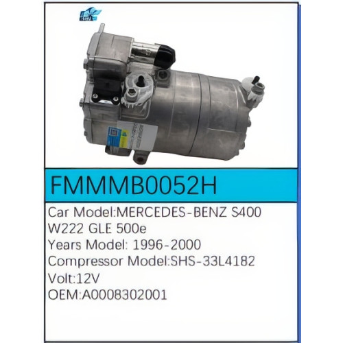 PartzBiz CE: -Compressor for Mercedes-Benz - FMMMB0052H PartzBiz CE: -Compressor for Mercedes-Benz - FMMMB0052H