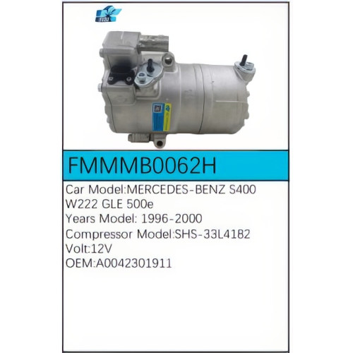 PartzBiz CE: -สำหรับคอมเพรสเซอร์ Mercedes-Benz - FMMMB0062H PartzBiz CE: -สำหรับคอมเพรสเซอร์ Mercedes-Benz - FMMMB0062H