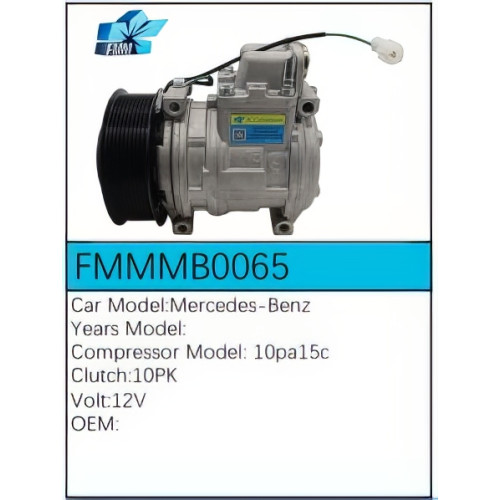 PartzBiz CE: -สำหรับคอมเพรสเซอร์ Mercedes-Benz - FMMMB0065 PartzBiz CE: -สำหรับคอมเพรสเซอร์ Mercedes-Benz - FMMMB0065