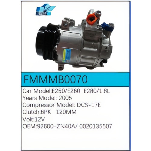 PartzBiz CE: -สำหรับคอมเพรสเซอร์ Mercedes-Benz - FMMMB0070 PartzBiz CE: -สำหรับคอมเพรสเซอร์ Mercedes-Benz - FMMMB0070