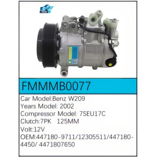 PartzBiz CE: -Compressor for Mercedes-Benz - FMMMB0077 PartzBiz CE: -Compressor for Mercedes-Benz - FMMMB0077