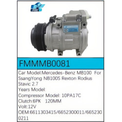PartzBiz CE FMMMB0081 - สำหรับคอมเพรสเซอร์ Mercedes-Benz - FMMMB0081 PartzBiz CE FMMMB0081 - สำหรับคอมเพรสเซอร์ Mercedes-Benz - FMMMB0081