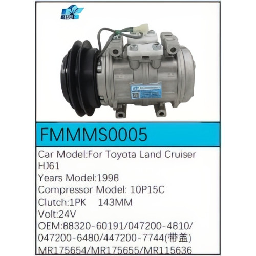 PartzBiz CE: -Compressor for Mitsubishi - FMMMS0005 PartzBiz CE: -Compressor for Mitsubishi - FMMMS0005