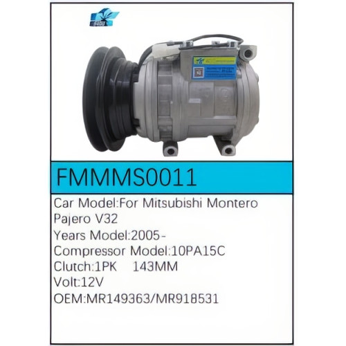 PartzBiz CE: -Compressor for Mitsubishi - FMMMS0011 PartzBiz CE: -Compressor for Mitsubishi - FMMMS0011