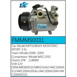 PartzBiz CE FMMMS0031 - สำหรับคอมเพรสเซอร์ Mitsubishi - FMMMS0031 PartzBiz CE FMMMS0031 - สำหรับคอมเพรสเซอร์ Mitsubishi - FMMMS0031