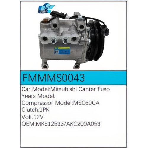 PartzBiz CE: -Compressor for Mitsubishi - FMMMS0043 PartzBiz CE: -Compressor for Mitsubishi - FMMMS0043