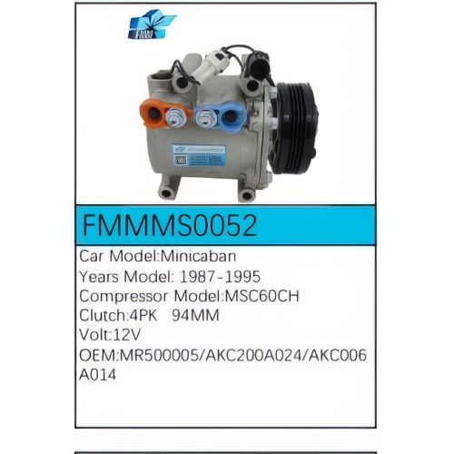 PartzBiz CE: -Compressor for Mitsubishi - FMMMS0052 PartzBiz CE: -Compressor for Mitsubishi - FMMMS0052