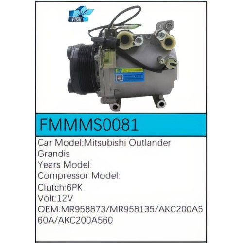 PartzBiz CE: -Compressor for Mitsubishi - FMMMS0081 PartzBiz CE: -Compressor for Mitsubishi - FMMMS0081