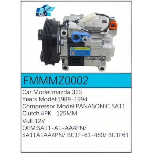 PartzBiz CE: -สำหรับคอมเพรสเซอร์ Mazda - FMMMZ0002 PartzBiz CE: -สำหรับคอมเพรสเซอร์ Mazda - FMMMZ0002