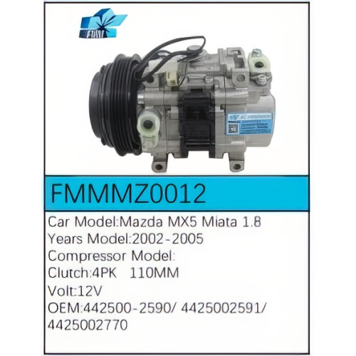 PartzBiz CE: -Compressor for Mazda - FMMMZ0012 PartzBiz CE: -Compressor for Mazda - FMMMZ0012