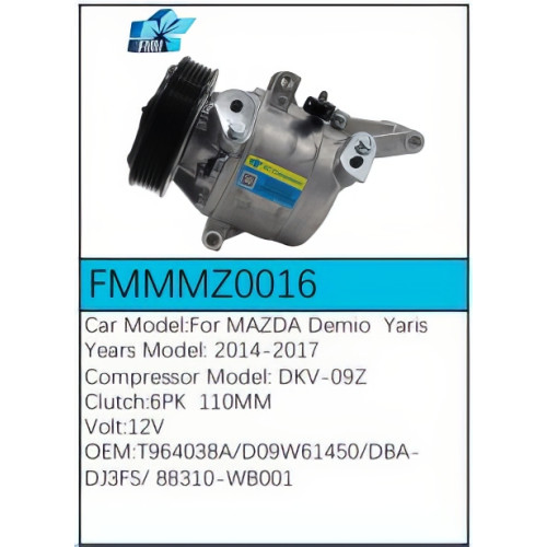 PartzBiz CE: -สำหรับคอมเพรสเซอร์ Mazda - FMMMZ0016 PartzBiz CE: -สำหรับคอมเพรสเซอร์ Mazda - FMMMZ0016