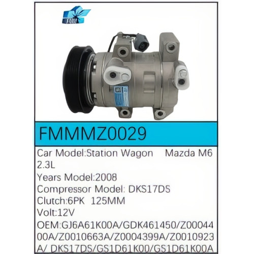 PartzBiz CE: -Compressor for Mazda - FMMMZ0029 PartzBiz CE: -Compressor for Mazda - FMMMZ0029