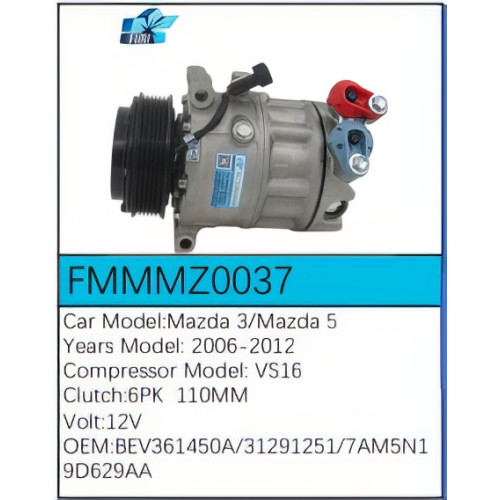 PartzBiz CE: -สำหรับคอมเพรสเซอร์ Mazda - FMMMZ0037 PartzBiz CE: -สำหรับคอมเพรสเซอร์ Mazda - FMMMZ0037