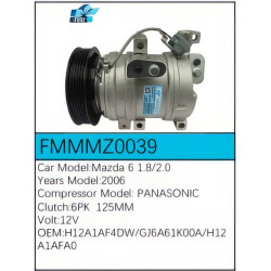 PartzBiz CE FMMMZ0039 - Compressor for Mazda - FMMMZ0039 PartzBiz CE FMMMZ0039 - Compressor for Mazda - FMMMZ0039