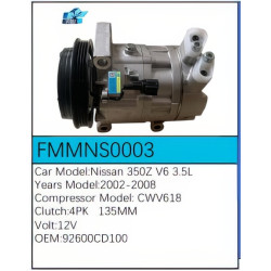 PartzBiz CE FMMNS0003 - Compressor for  Nissan - FMMNS0003