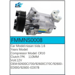 PartzBiz CE FMMNS0008 - Compressor for  Nissan - FMMNS0008
