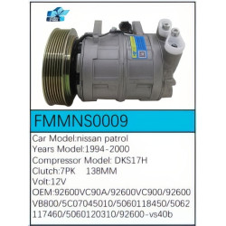 PartzBiz CE FMMNS0009 - Compressor for  Nissan - FMMNS0009