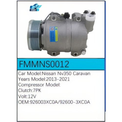 PartzBiz CE: -Compressor for Nissan - FMMNS0012 PartzBiz CE: -Compressor for Nissan - FMMNS0012
