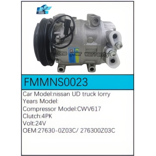 PartzBiz CE: -Compressor for Nissan - FMMNS0023 PartzBiz CE: -Compressor for Nissan - FMMNS0023