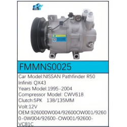 PartzBiz CE FMMNS0025 - Compressor for  Nissan - FMMNS0025