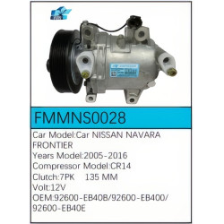 PartzBiz CE FMMNS0028 - Compressor for  Nissan - FMMNS0028