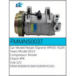 PartzBiz CE FMMNS0037 - Compressor for  Nissan - FMMNS0037