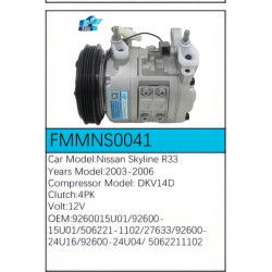 PartzBiz CE FMMNS0041 - Compressor for  Nissan - FMMNS0041