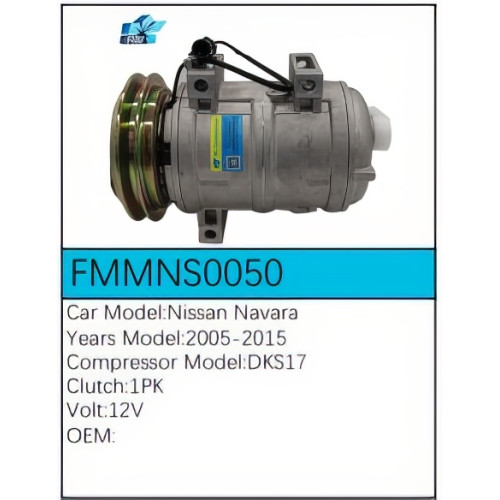 PartzBiz CE: -Compressor for Nissan - FMMNS0050 PartzBiz CE: -Compressor for Nissan - FMMNS0050