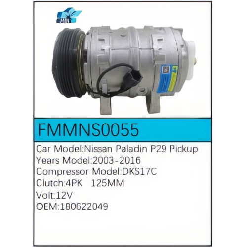 PartzBiz CE: -Compressor for  Nissan - FMMNS0055