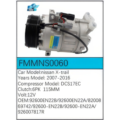PartzBiz CE: -สำหรับคอมเพรสเซอร์ Nissan - FMMNS0060 PartzBiz CE: -สำหรับคอมเพรสเซอร์ Nissan - FMMNS0060