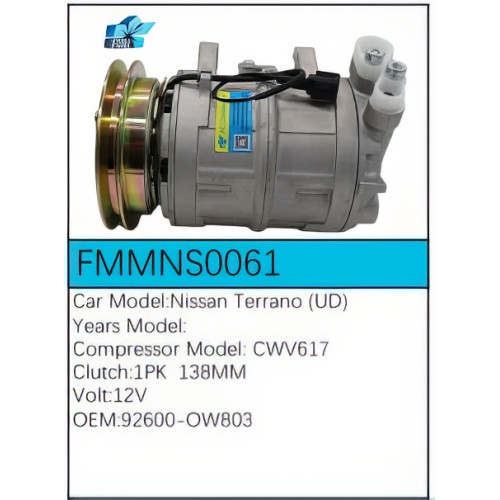 PartzBiz CE: -สำหรับคอมเพรสเซอร์ Nissan - FMMNS0061 PartzBiz CE: -สำหรับคอมเพรสเซอร์ Nissan - FMMNS0061