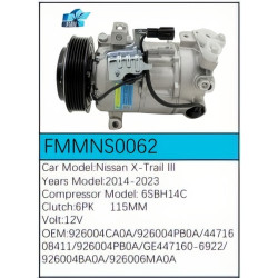 PartzBiz CE FMMNS0062 - สำหรับคอมเพรสเซอร์ Nissan - FMMNS0062 PartzBiz CE FMMNS0062 - สำหรับคอมเพรสเซอร์ Nissan - FMMNS0062