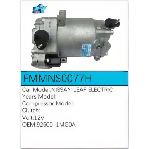 PartzBiz CE: -สำหรับคอมเพรสเซอร์ Nissan - FMMNS0077H PartzBiz CE: -สำหรับคอมเพรสเซอร์ Nissan - FMMNS0077H