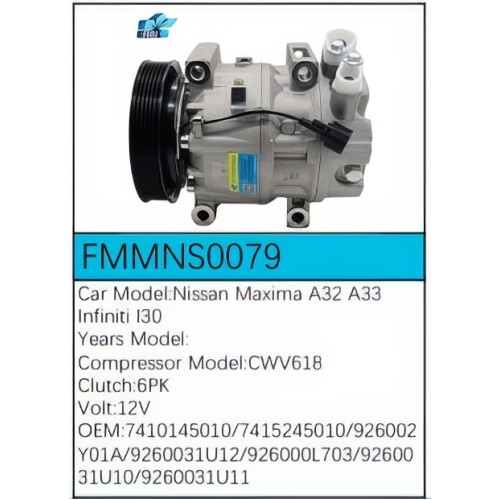 PartzBiz CE: -สำหรับคอมเพรสเซอร์ Nissan - FMMNS0079 PartzBiz CE: -สำหรับคอมเพรสเซอร์ Nissan - FMMNS0079